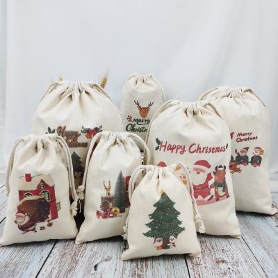 China Sublimation Blank Santa Sacks for Gifts Decoration Medium Size 30-50cm Acceptable OEM/ODM for sale