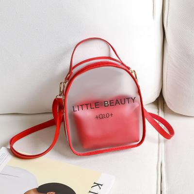 China Gender Women Clear Waterproof Small Backpack Acceptable for Customization for sale