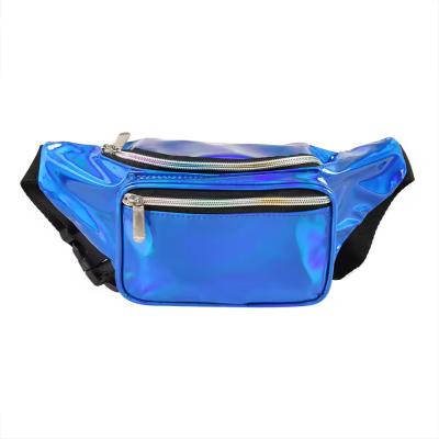 China Unisex Holographic Fanny Pack with Adjustable Belt for Rave Festival Travel Party for sale