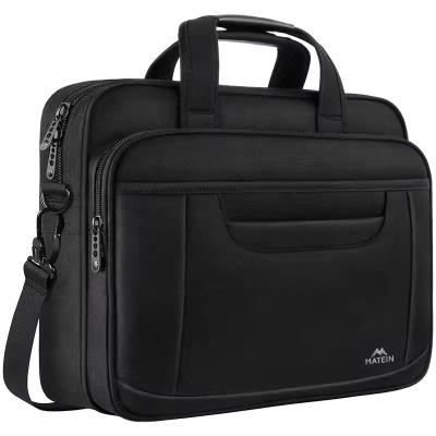 China Customized Soft Bag Men Messenger Bag for Business Office Lawyer Attache Case in Black for sale