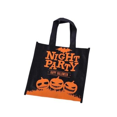 China Halloween Decorations Props Child Portable Pumpkin Cloth Candy Bag for Kids Party for sale