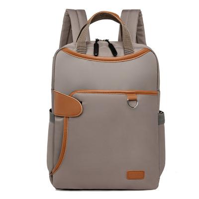 China Customized Logo Solid Pattern Laptop Business Backpack for Custom Designer Computer for sale