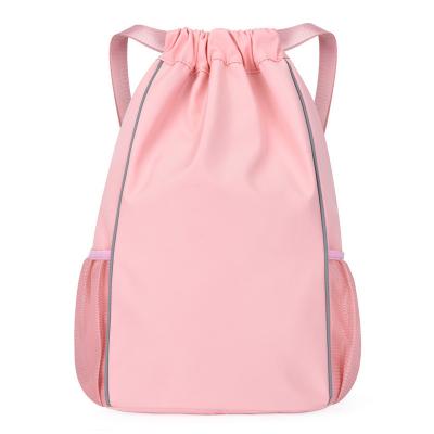 China String Closure Outdoor Activities Backpack with Volleyball Design and Laptop Compartment for sale