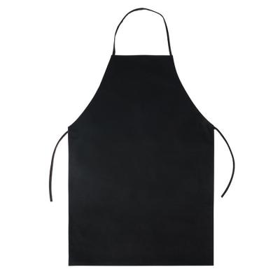 China Plain Cotton Barber Leather Aprons for Custom Coffee Shop Chef Restaurant Work Tool for sale