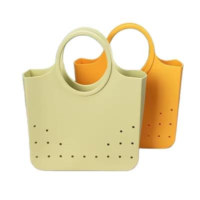 China Waterproof M Size Hand Tote for Outdoor Activities PVC Lining Material Beach Bogg Bag for sale