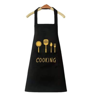 China Denim Apron Customized Logo for Chef Sublimation Waterproof Cotton Polyester Apron for sale