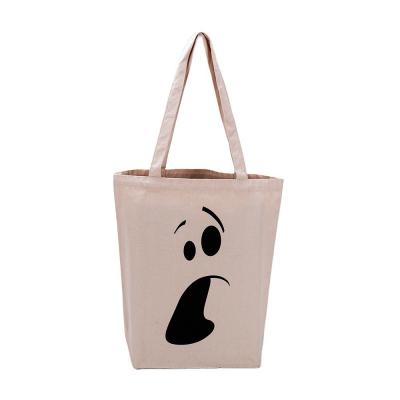 China Custom Logo Full-color Canvas Cotton Tote Bags with Newest Fashinable Letter Pattern for sale