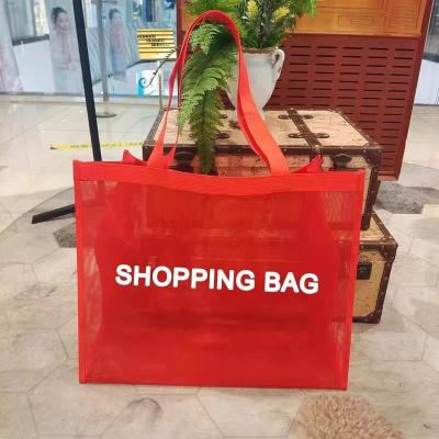 China Reusable Nylon Polyester Beach Bag Shopping Bag Mesh Tote Bag with Customized Color for sale