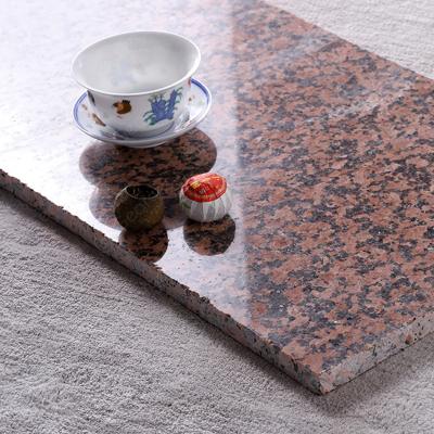 China Traditional Cheap Interior Floor Tile G562 Maple Granite Flooring Polished Red Granite Slab for sale