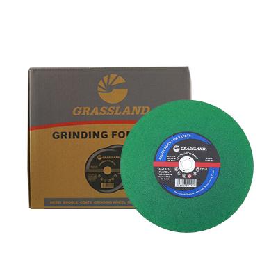 China 24 Grit Green Abrasive Chop Saw Aluminum Oxide Cutting Wheel for sale