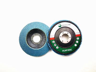 China 115mm Zirconia Aluminium Stainless Steel Polish Metal Flap Discs for sale