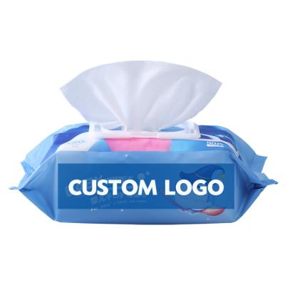 China Eco-Friendly Biodegradable Disposable Wet Face Cloth Private Label Factory Custom ODM Logo for sale