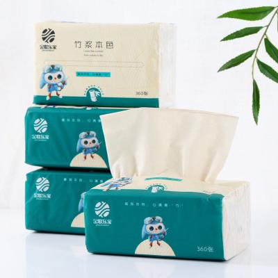 China Three-Layer Skin-Friendly Thickened Bamboo Skin-Friendly Soft Facial Tissue Paper Maker for sale