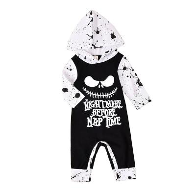 China New Breathable Halloween Baby Romper Quilting Newborn Toddler Hooded Romper One Piece Romper for sale