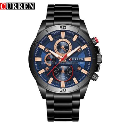 China Men Curren 8275 New Brand Men's Watch Relogio Masculino Quartz Top Luxury Fashion Alloy Casual Wristwatches for sale