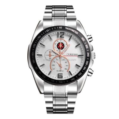 China Non-Specific Full Stainless Steel Watch OUKESHI Brand Fashion Business Men Watches Casual Quartz Wristwatches Relogio Masculino Clock for sale