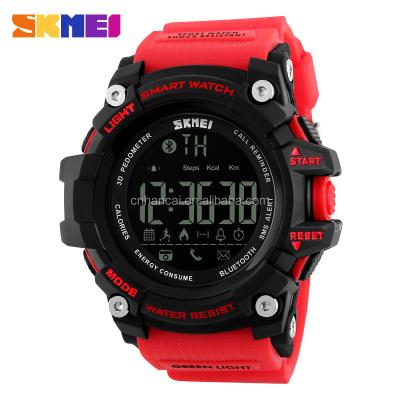 China SKMEI Alarm Men Smart Watch Pedometer Calorie Chronograph Fashion Outdoor Sports Watches 50M Waterproof Digital Wristwatches 1227 for sale