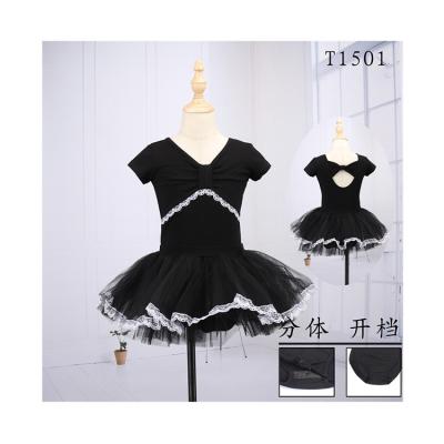 China Soft. Comfortable. 2022 Breathable Custom Design Summer Girl Dance Outfits Dancewear Kids Ballet Dance Dress for sale