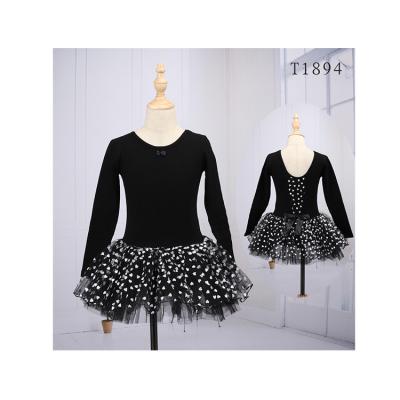 China Soft. Comfortable. Breathable Top Selling Long Sleeve Ballet Dance Skirt 3 Colors Spring Autumn Dance Dress for sale