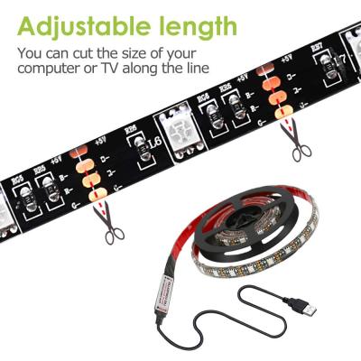 China TV Back ETL Certified Bright TV Background 5V 5050 Led Strip Light RGB Change Led Strip Light for sale