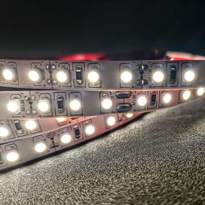 China Warehouse flexible led strip light SMD3528 120leds/m DC12V/24V 2700K-6500K led strips grow led strip for sale