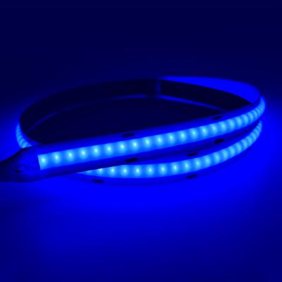 China Theme Park New Year New Product COB RGB 768 leds/m 24v 10w/m 5m/roll RGB led strip COB LED for sale