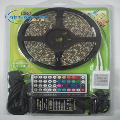 China PFC 24v 5050 120pcs rgb epistar waterproof led strip kit for sale