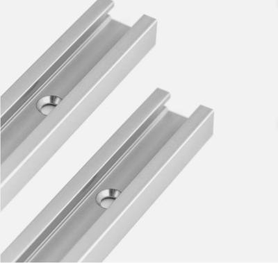 China T-Track Aluminum Double Track with PredrilledMounting Holes for Woodworking Te koop