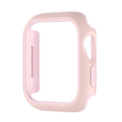 China Can Custom Drop Resistant Dual Color Protective Case TPU Protective Smart Watch Case for sale