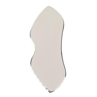 China High Quality Stainless Steel Gua Sha Board Custom Face Massager Scraper Gua Sha for sale