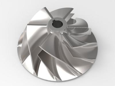 China CNC Machining Metal Turbo Impeller for sale