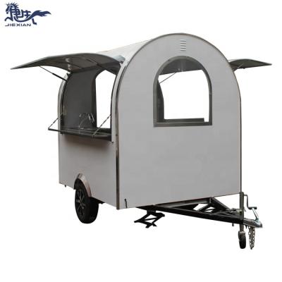 China Mobile vegetable processing plant fast food trailer food cart breakfast food truck for sale