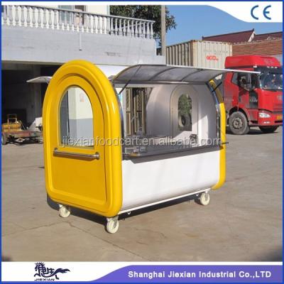 China Customized Mobile Selling Antique Ice Cream Trucks Cart JX-FR220E Street Food Cart Mobile Food Cart for sale