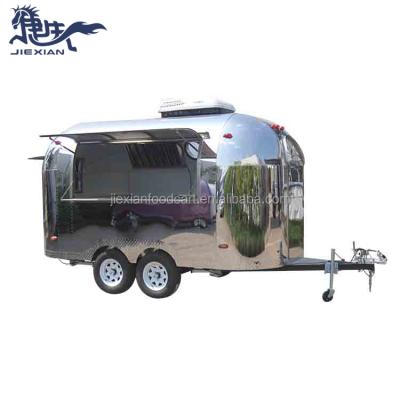 China Hot Selling Airstream Factory Airstream Mobile Food Burger Cart, Airstream Caravan Food Truck, Airstream Food Trailer for sale