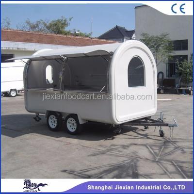 China JX-FR350B cart food trailer/mobile cart selling customized mobile food warmer/mobile food kitchen truck for sale