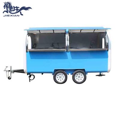 China Vegetable processing factory China manufacturer Mobile food car food trailer for sale/mobile food truck for sale for sale