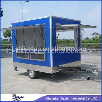 China Jiexian food trailer JX-FS250 Shanghai street food cart trailer for sale