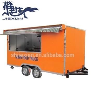 China Customized mobile vending cart JX-FS400B food cart/mobile food truck van/food trailer for sale for sale