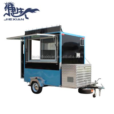 China Fast food vending cart trailer JX-FS210 Shanghai Jiexian mobile food truck for sale for sale