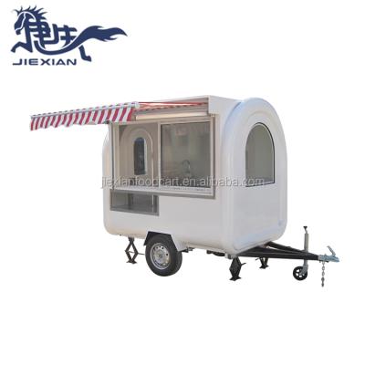 China Fast food selling cheap mobile cart trailer JX-FR220H food truck, pancake food cart, fast food truck/van/cart/trailer for sale for sale