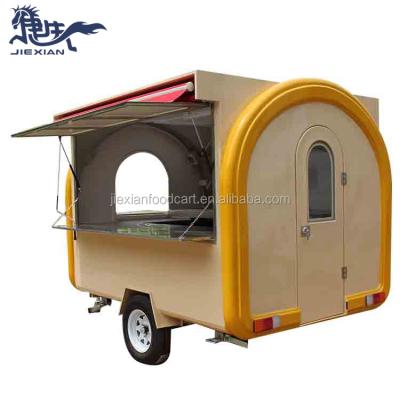 China mobile vegetable processing factory caravan kitchen trailer truck fast food trailer price for sale for sale