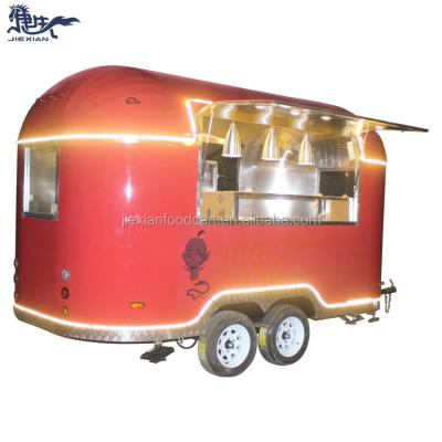 China food & Beverage factory JX-BT400G- Jiexian high quality mobile food truck for sale Europe for sale