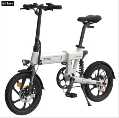 China Alloy Xiaomi HIMO Z16 Electric Folding Bike 250w Motor 80km Chain 25km/h Aluminum Moped Speed for sale