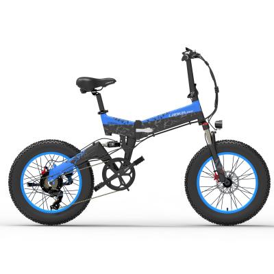 China EU hot sales stock aluminum alloy Lankeleisi x3000 plus 20 inch fat tire folding bicycle for outdoor for sale