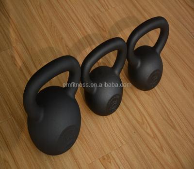 China Fitness Center Custom Kettlebell Iron Coated Cast Iron Kettlebell for sale