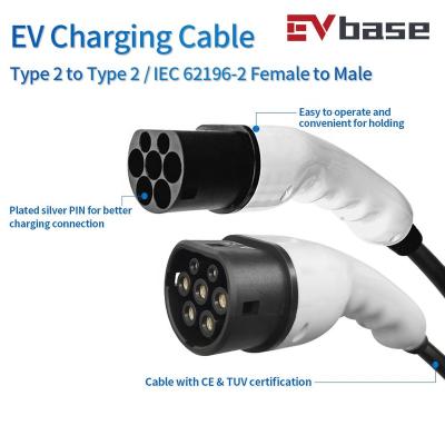 China IEC 62196-2 Car Charger 16A 3Phase 11Kw EV Charging Cable For Electric Vehicle EV-C06 for sale