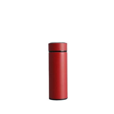 China PORTABLE Double Wall Insulated Stainless Steel Time Marker Smart Vacuum Flask With Temperature Display for sale