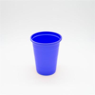 China Stocked Hot Sale 350ml /200ml Top Diameter Disposable Plastic Cup With Colorful PP Lid Custom LOGO For Beer Cups for sale