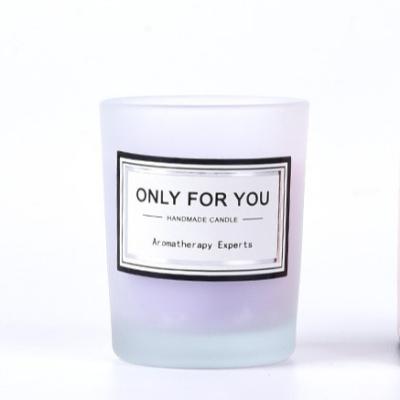 China Christmas Birthdays Widely Used Soy Wax Glass Jar Scented Candle With Folding Box for sale