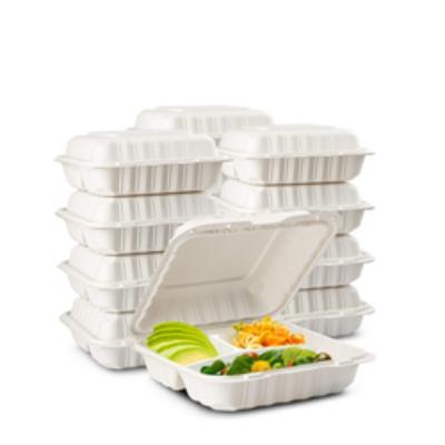 China American Disposable Lunch Prep Delivery Clamshell Takeaway Container Microwave Safe Lunch Meal Restaurant Plastic for sale